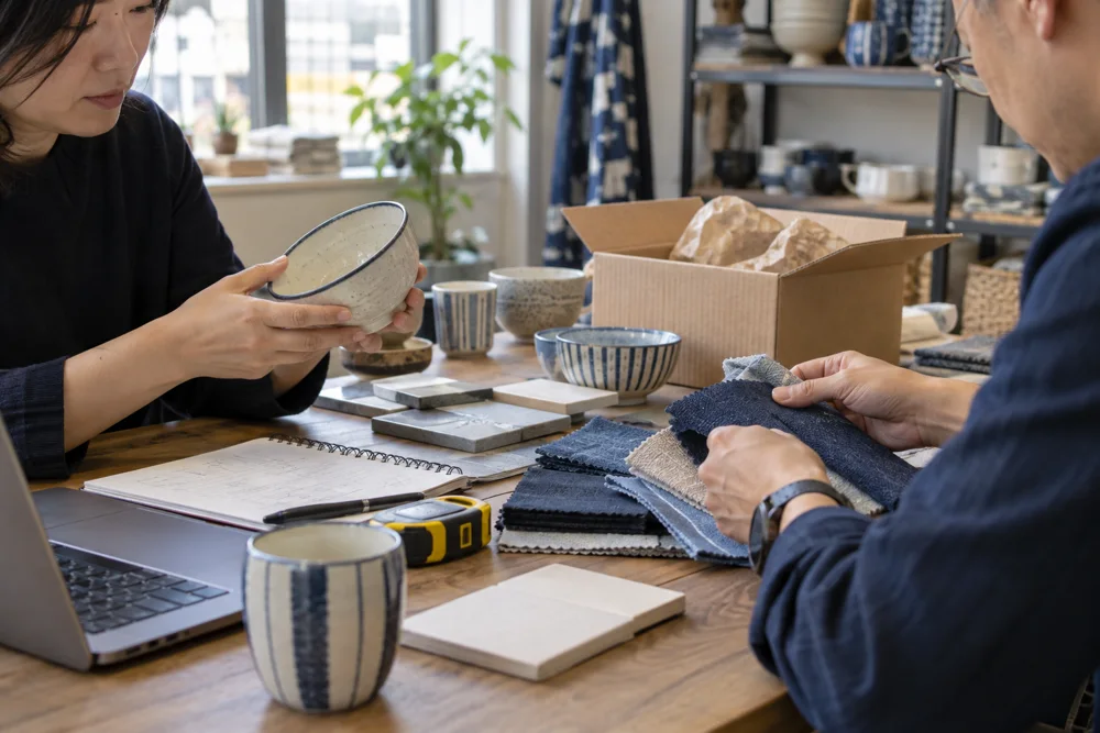 Checking product samples before sourcing in China